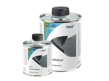 PVC Folienkleber ür Teichfolie in zwei Größen zur Verbindung und Reparatur im Teichbau