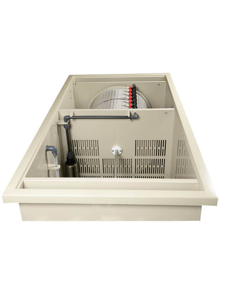 Großer Trommelfilter mit Edelstahl-Sieb und automatischer Reinigung