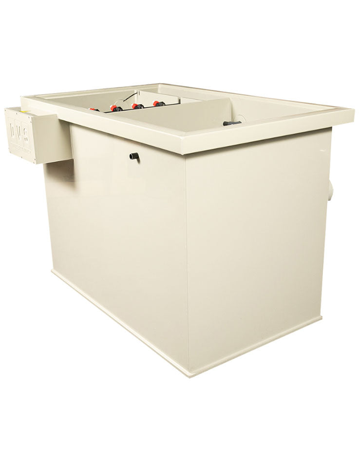 Innenansicht DVS Entry C25 Combi Trommelfilter mit Trommel und Biokammer