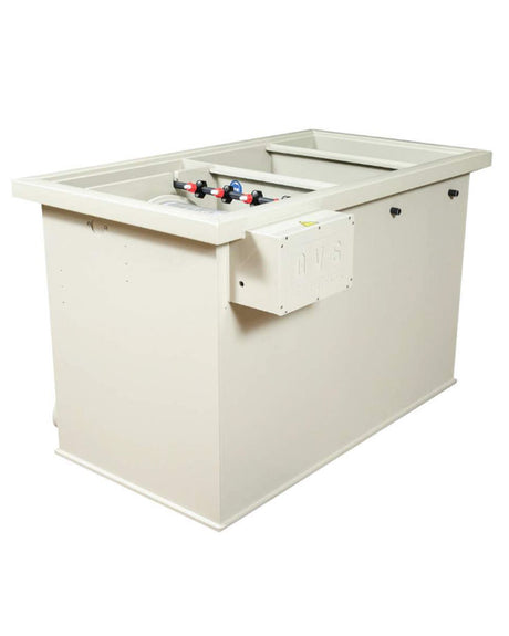 Innenansicht DVS Entry M25 Combi Trommelfilter mit Edelstahlsieb und Filtertechnik