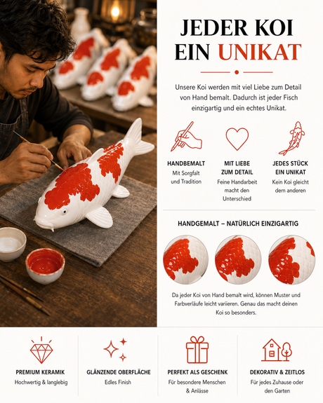 hochwertigen Koi Figuren