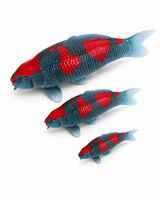 Limitierte Koi Figur Goshiki – handbemalte Koi Figuren stilvolle Teich- & Gartendekoration