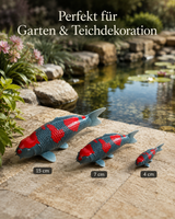 Limitierte Koi Figur Goshiki – handbemalte Koi Figuren stilvolle Teich- & Gartendekoration
