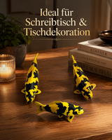 Limitierte Koi Figur Ki Utsuri – handbemalte Koi Figuren stilvolle Teich- & Gartendekoration