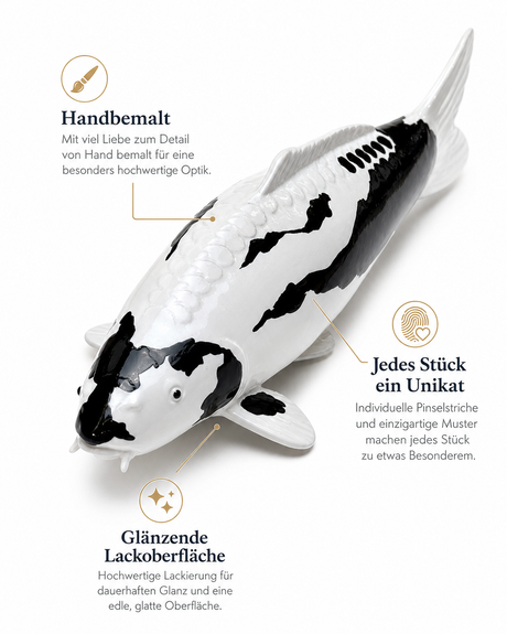 Limitierte Koi Figur Kumonryu