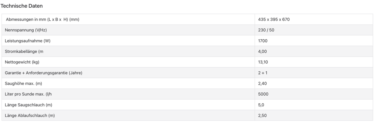 Teichsauger Pool Reinigung Oase