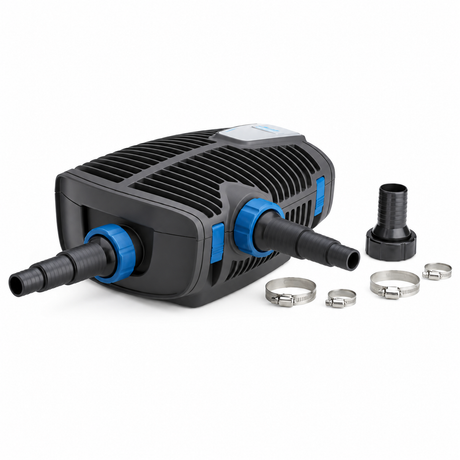 OASE AquaMax Eco Premium Teichpumpe Koiteich Filterpumpe Bachlaufpumpe Energiesparpumpe Schmutzwasserpumpe Teichfilter Zubehör Schlauchanschluss Trockenaufstellung Unterwasserpumpe Schwimmteich Badeteich