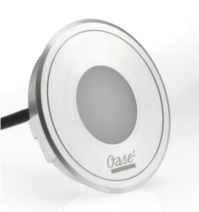 OASE LunAqua Terra LED Einbauleuchte aus Edelstahl – Produktansicht