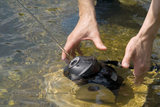 im Teich
OASE Water Jet Lightning bei der Installation und Anwendung im Teich