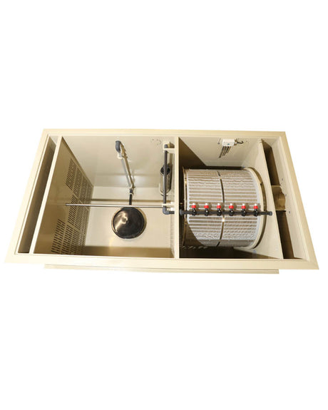 Professioneller Trommelfilter mit automatischer Reinigung und Biokammer