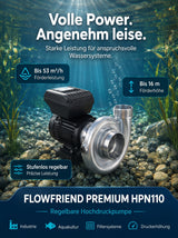 FlowFriend Premium HPN110 – Hochdruckpumpe bis 53 m³/h