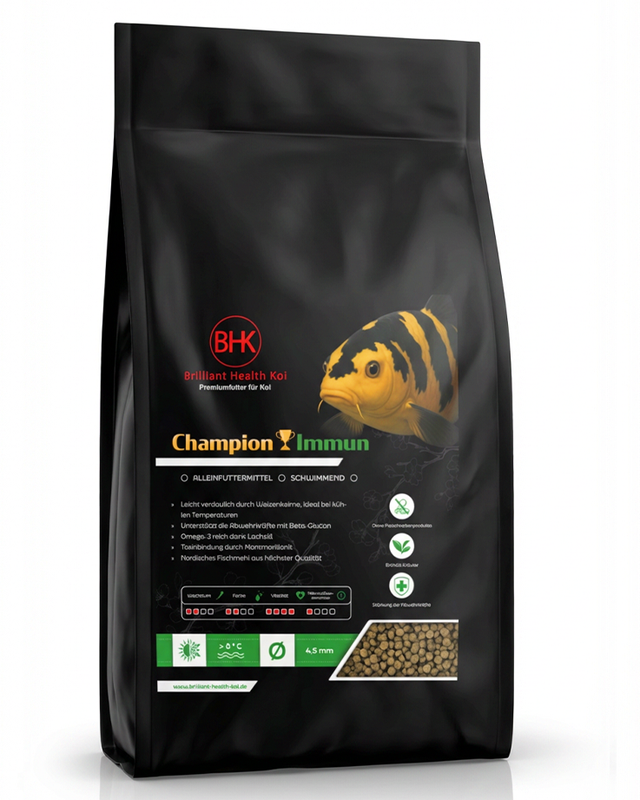 BHK Champion Immun Koi Futter schwimmend für starke Gesundheit