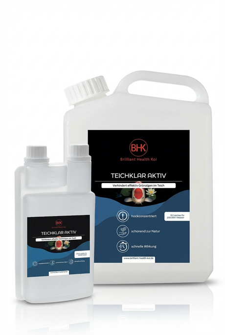 BHK Teichklar Aktiv zur Wasserklärung und Algenreduzierung im Gartenteich