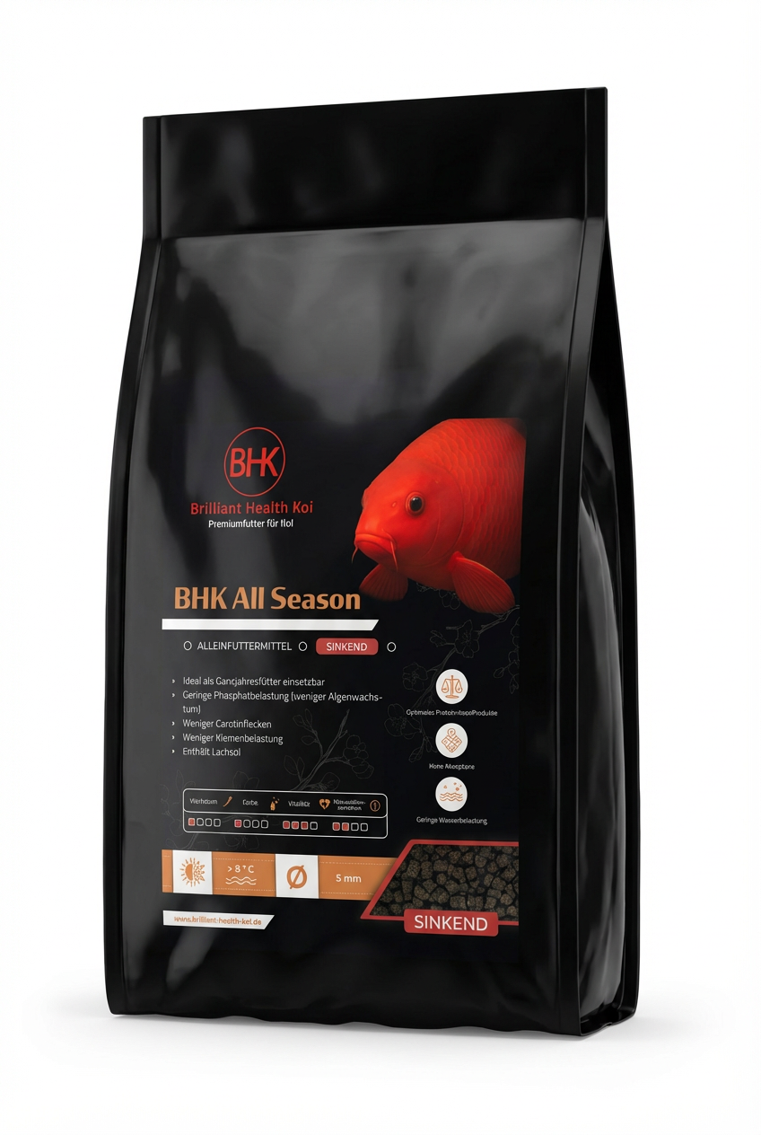 BHK Daily All Season sinkendes Koifutter – Premium Ganzjahresfutter für Koi, Made in Germany