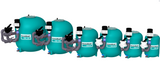 Sibo EconoBead Beadfilter Modelle EB-140, EB-100 und EB-60 im Größenvergleich