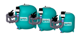 EconoBead EB Beadfilter Modelle EB-40, EB-50, EB-60, EB-100 und EB-140 im Größenvergleich