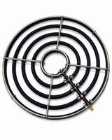 Edelstahl-Belüfterring mit fünf Ringen und 55 cm Durchmesser für Koi- und Gartenteiche