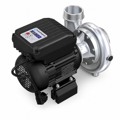 FlowFriend Premium HPN110 regelbare Hochdruckpumpe mit Edelstahl-Pumpengehäuse, Motor und integrierter Steuerung für anspruchsvolle Wassersysteme