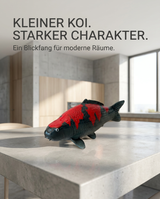 Kleine Goshiki Fischfigur als besondere Deko auf Sideboard, Kommode oder im modernen Wohnraum