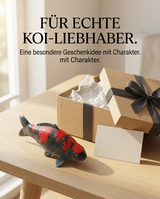 Goshiki Koi-Figur als außergewöhnliche Geschenkidee für Koi-Liebhaber, Japan-Fans und Gartenfreunde