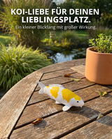 Hariwake Koi-Figur als besondere Deko für Terrasse, Garten und persönliche Lieblingsplätze