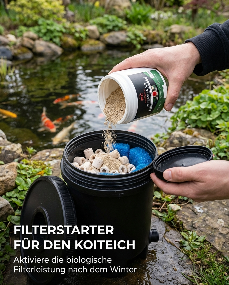 BHK Filterstarter – biologischer Filterstart für klares Teichwasser
