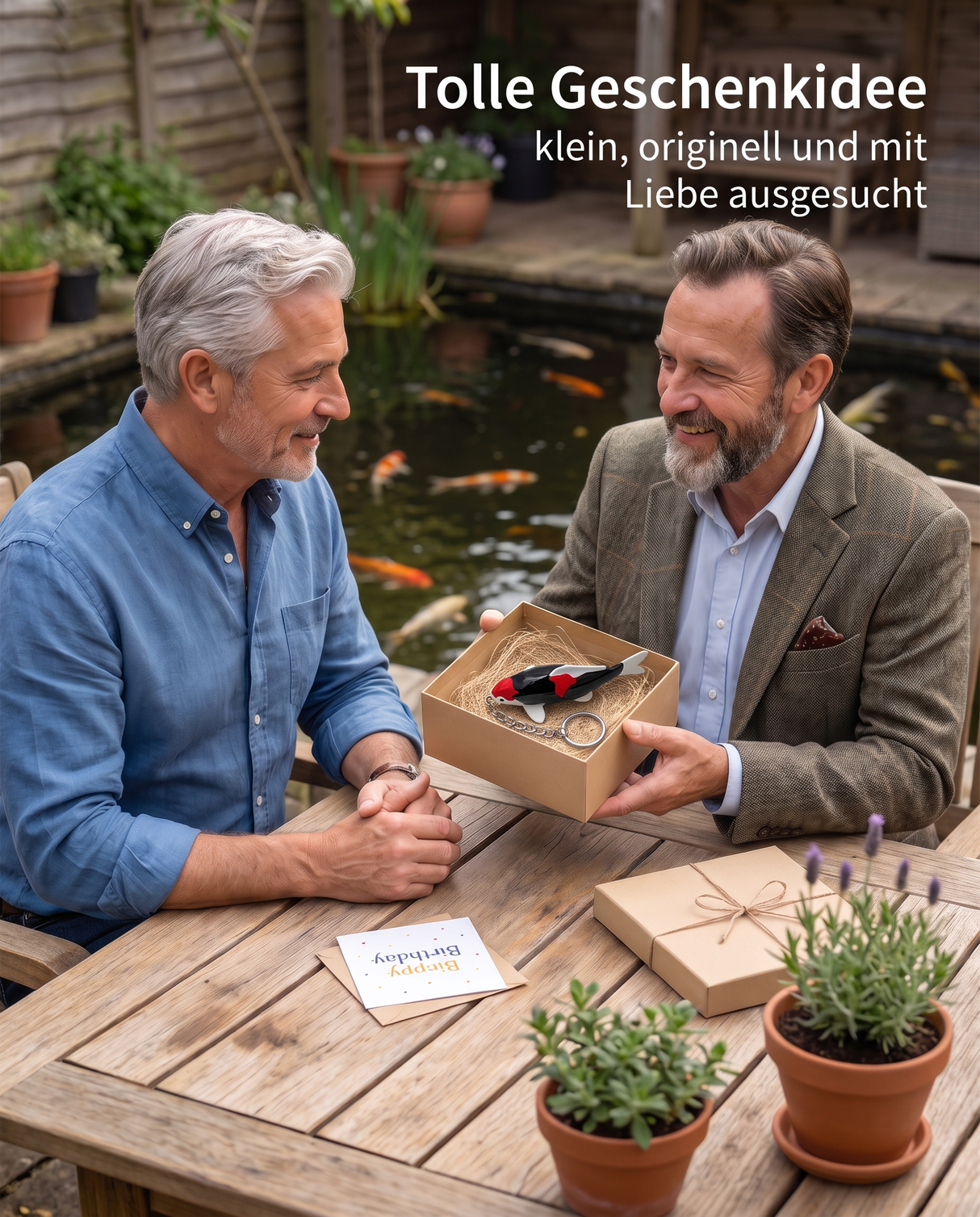 Limitierte Koi Figur Beni Kumonryu Schlüsselanhänger – handbemalte Koi Schlüsselanhänger