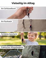 Limitierte Koi Figur Beni Kumonryu Schlüsselanhänger – handbemalte Koi Schlüsselanhänger