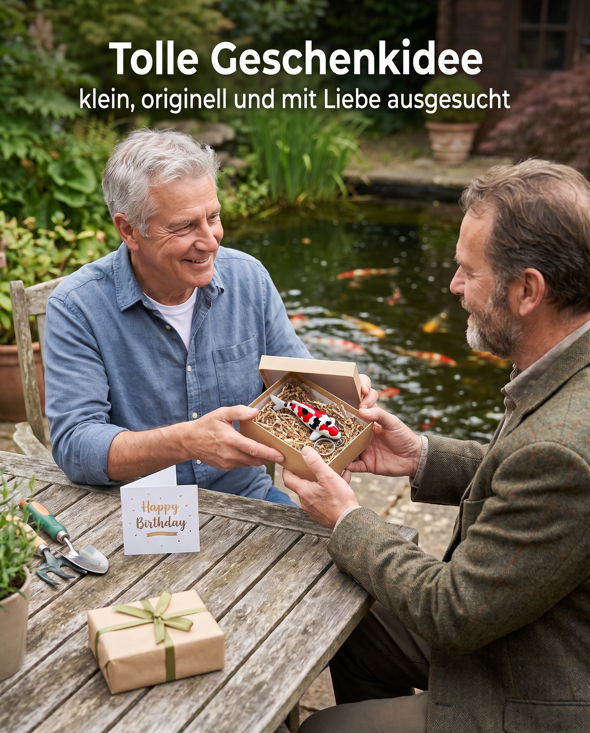 Limitierte Koi Figur Sanke Koi Schlüsselanhänger – handbemalte Koi Schlüsselanhänger