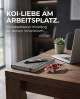 Limitierte Koi Figur Doitsu Sanke 1 – handbemalte Koi Figuren stilvolle Teich- & Gartendekoration