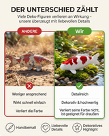 Limitierte Koi Figur Goromo 2 – handbemalte Koi Figuren stilvolle Teich- & Gartendekoration