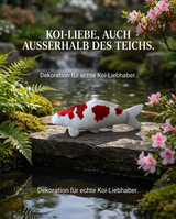 Limitierte Koi Figur Goromo 2 – handbemalte Koi Figuren stilvolle Teich- & Gartendekoration