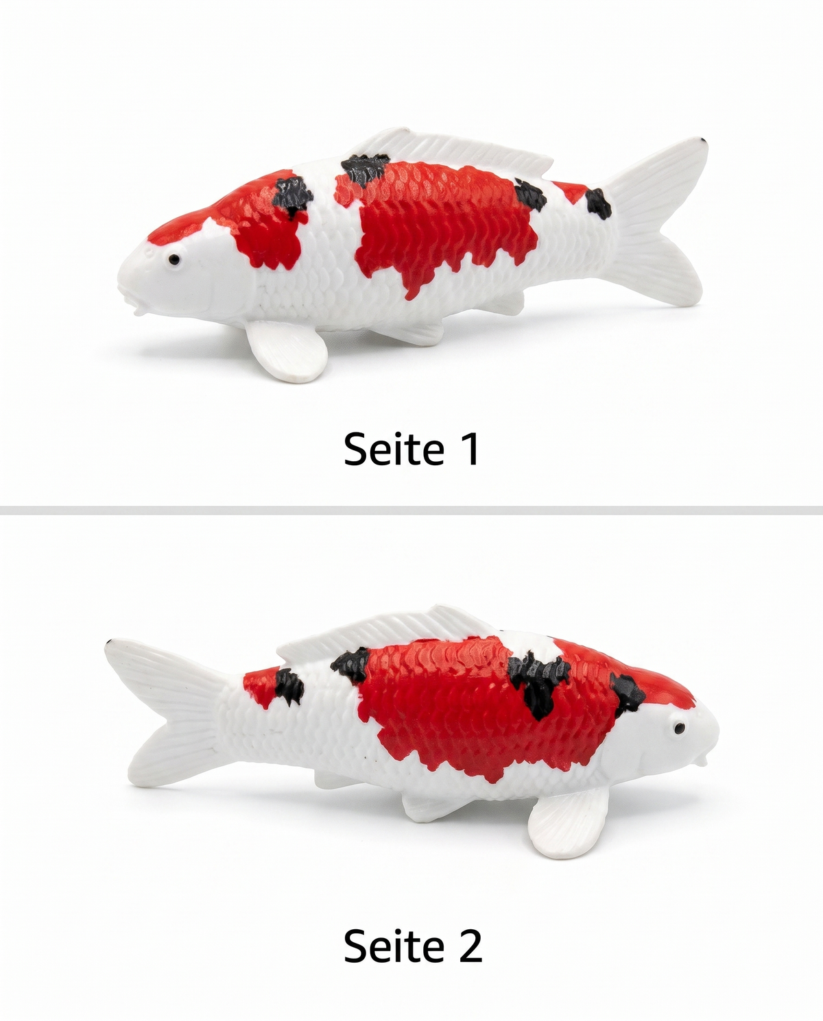Limitierte Koi Figur Sanke 2 - handbemalte Koi Figuren stilvolle Teich- & Gartendekoration
