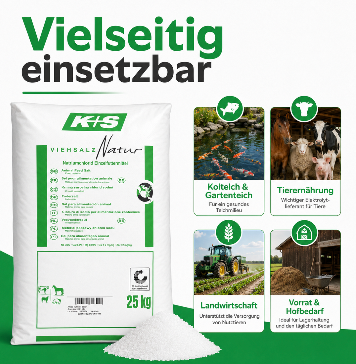 Salit® Siede-Viehsalz Einzelfuttermittel Pulver 25 kg Sack günstig Salit® Siede-Viehsalz Einzelfuttermittel Pulver 25 kg Sack günstig