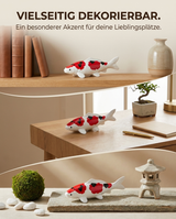 Vielseitige Koi-Figur als besondere Deko für Regal, Tisch, Wohnbereich, Eingangsbereich und weitere dekorative Lieblingsplätze