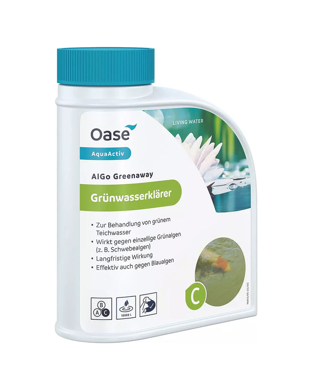 OASE AquaActiv AlGo Greenaway Grünwasserklärer in der 500-ml-Flasche