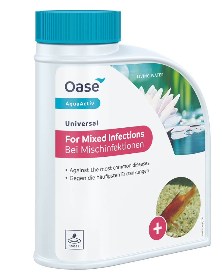 Oase AquaActiv Universal Teichmedikament gegen bakterielle Infektionen bei Koi