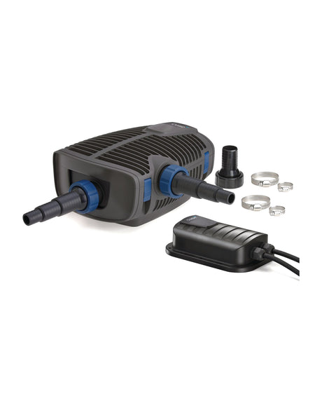OASE AquaMax Eco Premium 12 V mit Netzteil und Schlauchtüllen