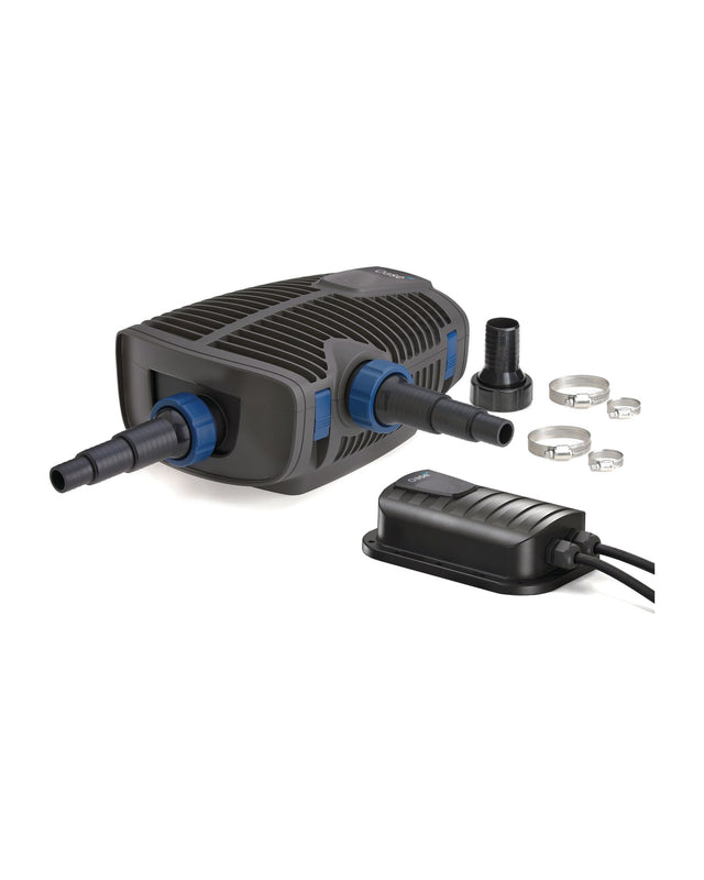 OASE AquaMax Eco Premium 12 V mit Netzteil und Schlauchtüllen