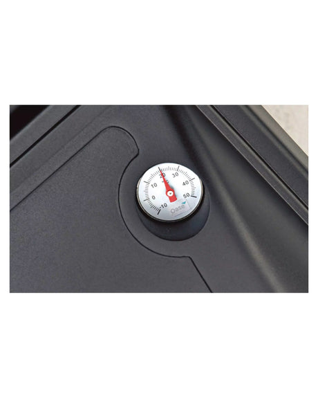 Thermometer im Filterdeckel des OASE BioSmart zeigt die Wassertemperatur