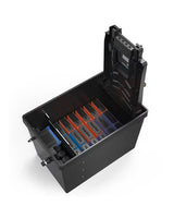 Oase BioTec ScreenMatic Innenansicht mit Filtermedien, Filterschaum und integrierter Grobschmutzabscheidung für Koiteiche