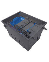 Oase BioTec ScreenMatic Innenansicht mit automatischem ScreenMatic Sieb und integrierter Grobschmutzabscheidung für Koiteiche