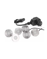 OASE LunAqua Terra LED Set 6: sechs Einbauleuchten, 6-fach-Verteiler und Steckertrafo