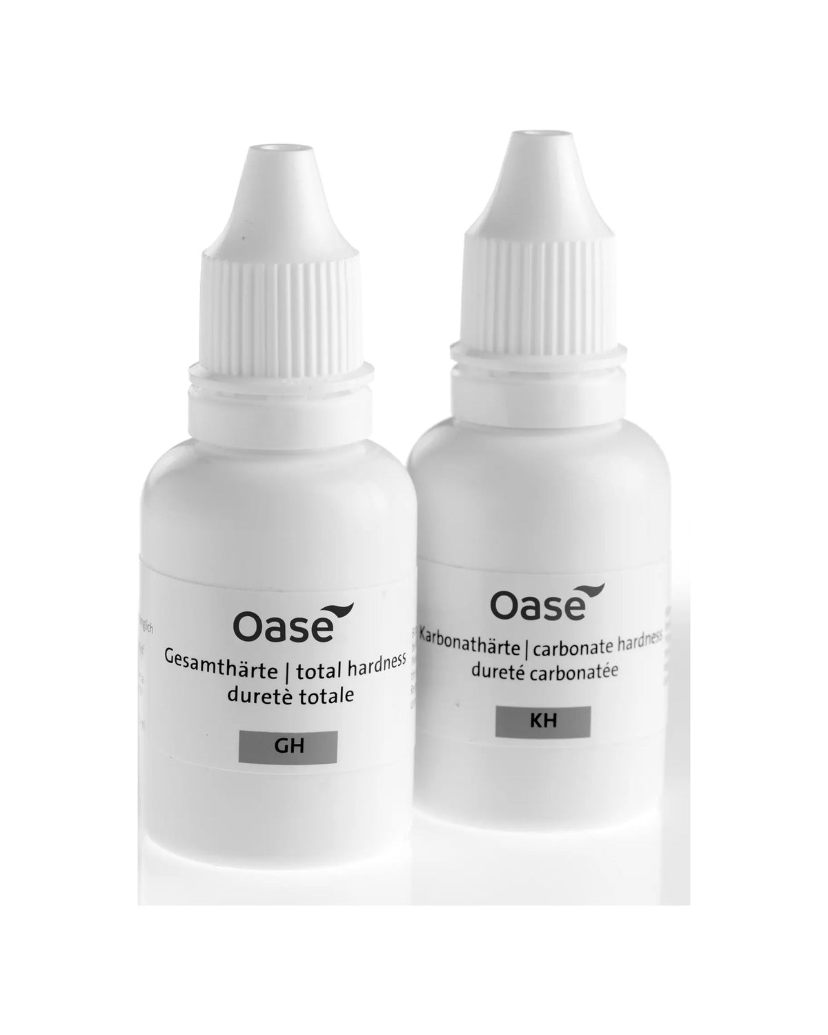 OASE Nachfüllset GH/KH 50662: Flaschen für Gesamthärte (GH) und Karbonathärte (KH)