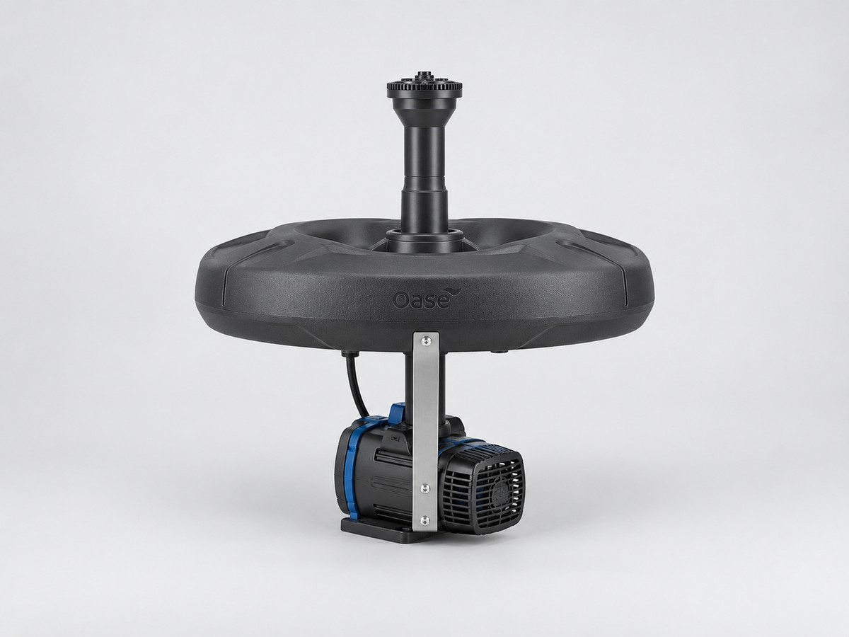 OASE PondJet Eco Premium Schwimmfontäne 13500l/h Teichfontäne Wasserspiel Fontänenpumpe Gartenteich Teichpumpe OASE Control DFC Wasserfontäne Fontänendüse Teichzubehör Springbrunnen