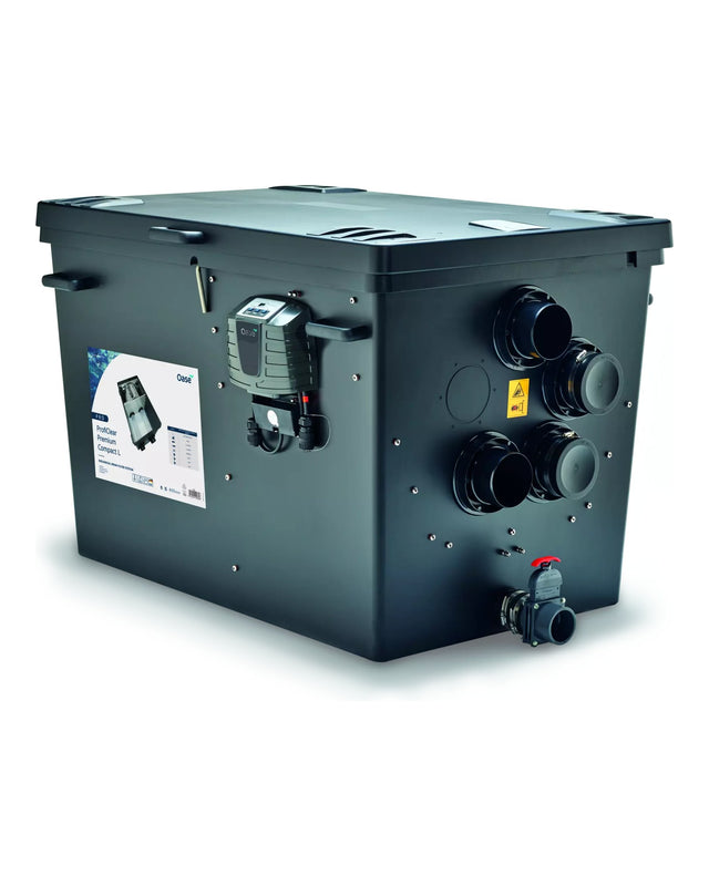 OASE ProfiClear Premium Compact-L Gravitation OC mit DN-110-Zuläufen und Steuereinheit