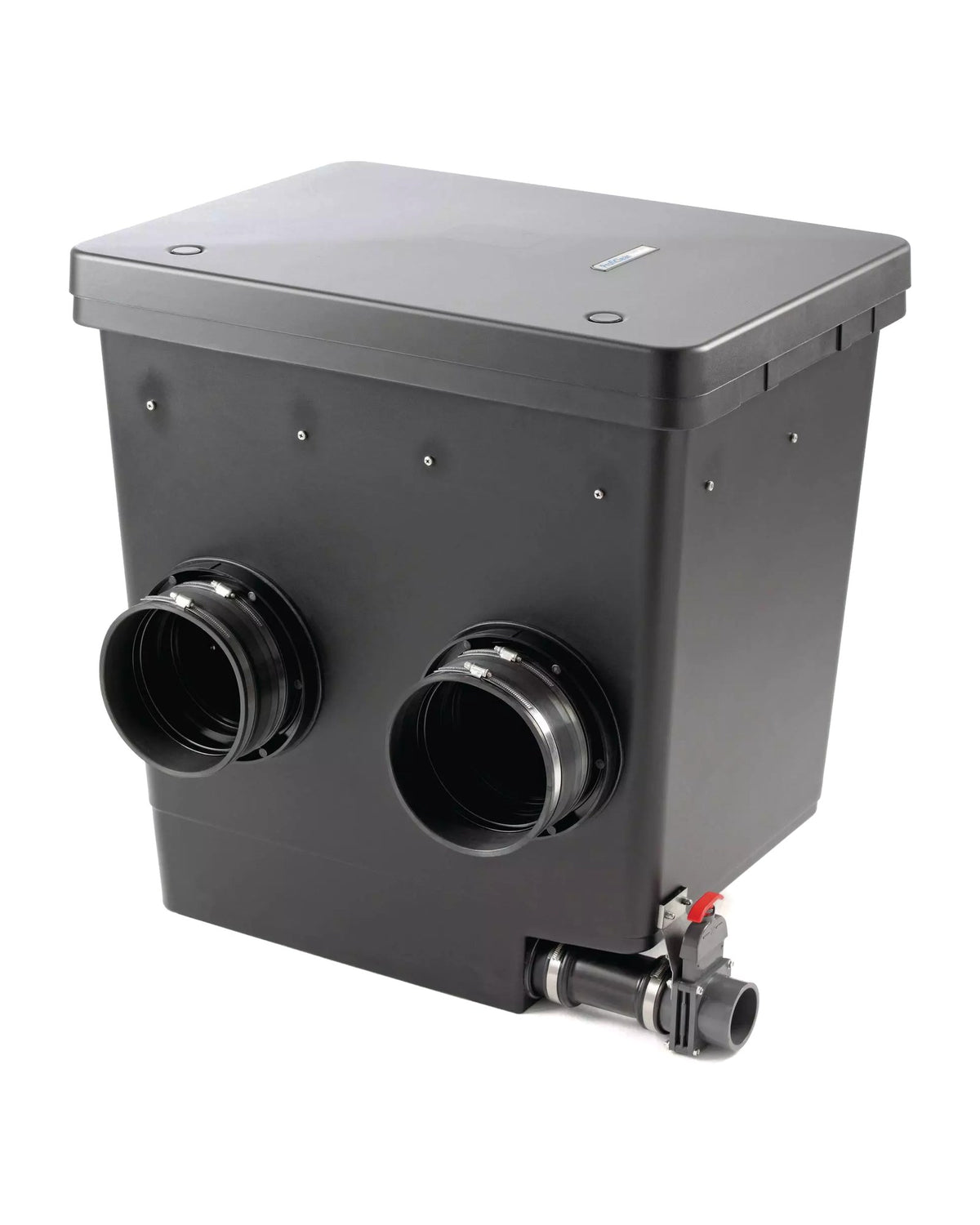 OASE ProfiClear Premium Individualmodul, geschlossen, mit zwei Einläufen und Zugschieber am Schmutzablass