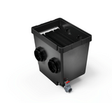 OASE ProfiClear Premium Ablaufmodul L mit ClearWave-Filterelementen für die biologische Endfilterung in modularen Koiteich- und Teichfilteranlagen.