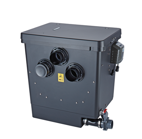 OASE ProfiClear Premium Compact-M Gravitation OC Trommelfilter mit Anschlüssen und Steuereinheit