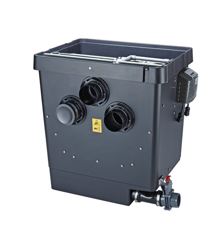 OASE ProfiClear Premium Compact-M Gravitation OC Trommelfilter ohne Deckel mit sichtbarer Filtertechnik